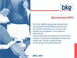 Презентация консультационной компании России BKG Profit Technology